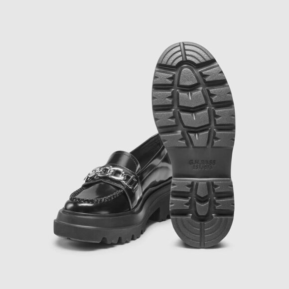 GH Bass Womens Ella chain platform chain lug loafer size 8 - Picture 2 of 9